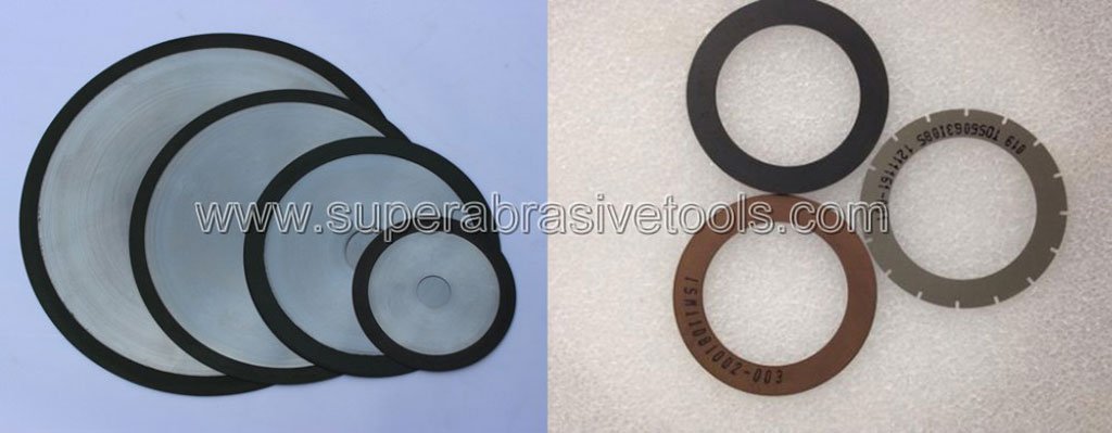 Diamond cut off wheel for optical glass