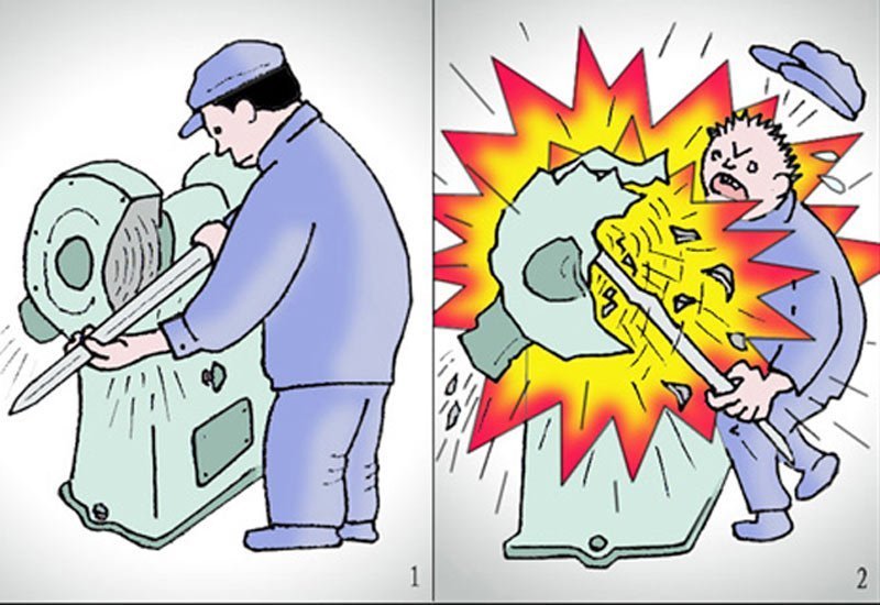 8 types of grinding wheel breakage cause and Solution